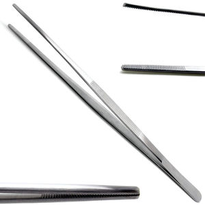 Pinzas de vendaje de 12 pulgadas, instrumentos de calidad de grado médico, pinzas de pulgar de tejido de 3,5 cm, Punta dentada, cirugía, tejidos de órgano - Product Image 1