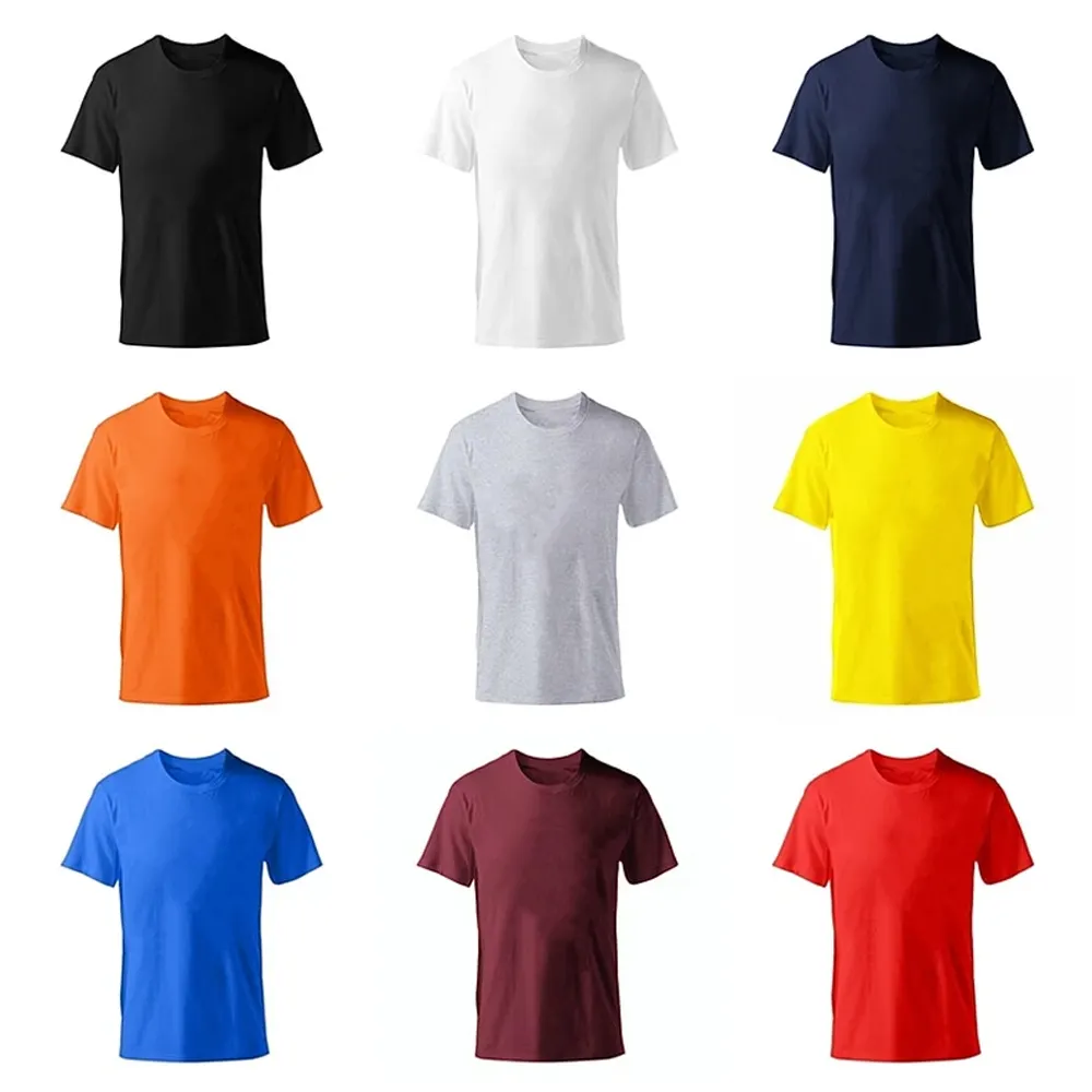 Bangladesh Garments Stocklots Plain Tshirts in Stock for Adults Clearance 100 % Cotton Men,male T-shirts T-shirt Short