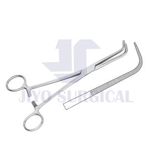 Alta demanda 15cm CE ISO aprobado gris quirúrgico pinzas de disección y ligadura Manual de acero inoxidable curvado en forma de S - Product Image 2