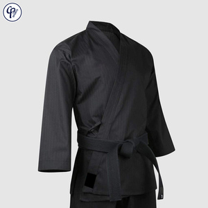 Uniforme élastique karaté, haute qualité, pour étudiants, tenue légère avec ceinture, élastique, 1 pièce - Product Image 2