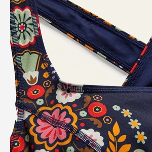 Ladies Printed Fitness Printed Bra Gym Mid Impact Yoga Bra <b>Padded</b> <b>Running</b> Jogging Exercise Fitness Blackout Vest Gym wear - Product Image 5