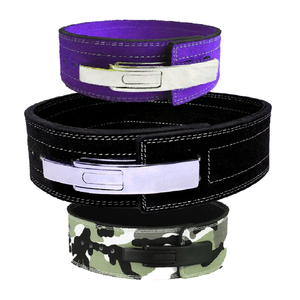 เข็มขัดยกไฟฟ้าทำจากหนังวัว100% อุปกรณ์นิรภัยสำหรับฟิตเนสพร้อมหัวเข็มขัดยกน้ำหนัก - Product Image 3