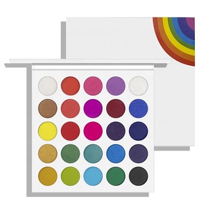 Productos Innovadores 2019 <span class=keywords><strong>Paleta</strong></span> de Sombras de Ojos Personalizada Cosmética de Larga Duración con 25 Colores del Arcoíris - Product Image 2