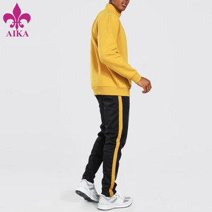 Men's High Quality <strong>Custom</strong> SweatSuit Printed Stripe Jogger Two Piece Set Winter Track <strong>Suit</strong> Plus Size Men's Clothing - Product Image 3