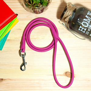 Soft,Rolled Leather <b>Dog</b> Leash, Rope <b>Dog</b> Lead, Genuine Leather, Leash for <b>Large</b> and Small <b>Dogs</b> - Product Image 1