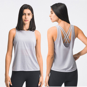 Competitive Price Tank Top Seamless Yoga Wear Gym <b>Singlets</b> Quick Dry Workout Tank Top <b>Women's</b> Wholesale - Product Image 4
