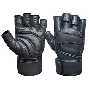 Guantes de gimnasio para entrenamiento, guantes de levantamiento de pesas de cuero genuino para atletismo, hechos a medida, gran oferta - Product Image 6