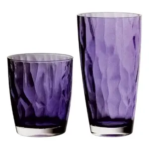 Purple Plastic Tumbler Cups