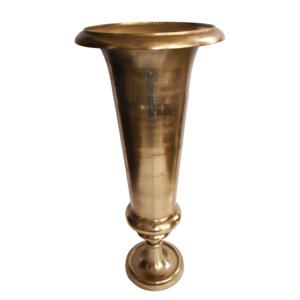 Ensemble de deux Vase à fleurs en métal d'excellente qualité Pot de fleur de créateur fait à la main classique élégant en gros nouveau Pot de fleur en métal - Product Image 4