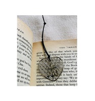 Marcapáginas Religioso Moderno de Hierro Plateado en Oro Rosa, Libros Islámicos, Corán, Tamaño y Forma Personalizados, Decoración del Hogar, Impresión Offset, India