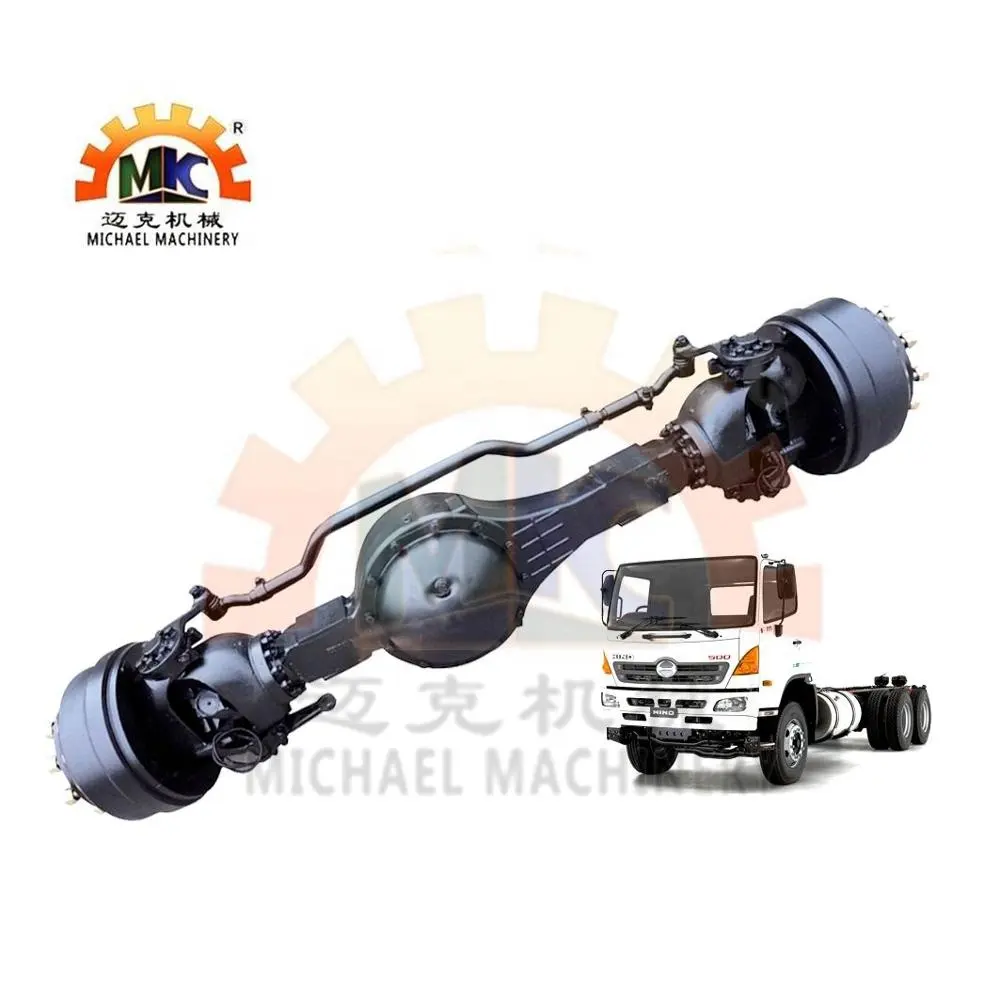 6X6 Xe Tải Nặng Bánh Xe Phía Trước Ổ Đĩa Chỉ Đạo Trục Với Không Khí Phanh Trống