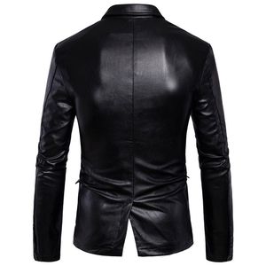 Blazer de piel de oveja de Color negro para hombre disponible en todos los colores y cuero (piel de vaca, cordero, zorro, caballo) hecho en pakistán - Product Image 2