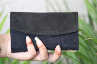 Femmes Pochette En Cuir Portefeuilles Élégants Pièce À La Main Porte-Cartes