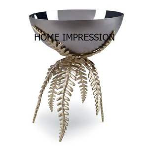 Nouveau Bol à Salade Élégant en Laiton Doré Brillant, en Aluminium Poli, Jetable, Écologique, Personnalisable, Fait Main en Inde - Product Image 6