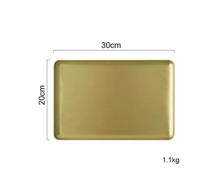 Bandeja Ovalada Decorativa Moderna para el Hogar, Bandejas para Servir - Product Image 1