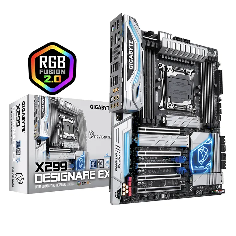 GIGABYTE X299 DESIGNARE EX Motherboard with Intel X299 Chipset LGA 2066 Supports 9th Gen Intel Core X Series Processors