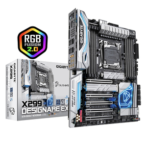 Sử dụng Gigabyte X299 designare EX Bo mạch chủ với Intel X299 Chipset LGA 2066 hỗ trợ 9th Gen Intel Core <span class=keywords><strong>x</strong></span> loạt Bộ vi <span class=keywords><strong>x</strong></span>ử lý - Product Image 1
