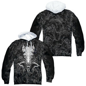 Sudadera con capucha para hombre, con logotipo personalizado impreso, Color sólido, holgada, bordada - Product Image 6