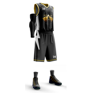 Camiseta de baloncesto Reversible 100% poliéster, uniforme de baloncesto de diseño personalizado - Product Image 2