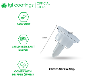 IGL สีเคลือบ PP สำหรับเด็กพร้อมที่หยดน้ำ PE ขนาด DIN 18นิ้ว-สีดำ - Product Image 4