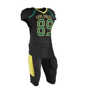 Pakistan Fabriqué Sublimé Uniforme de Football Américain Sergé Avec Équipe Personnalisée - Product Image 5