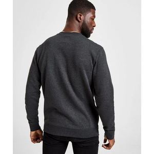 Sweat-shirt d'hiver pour homme, coupe classique, col rond, 100% coton, doublure polaire, style streetwear, personnalisable en gros - Product Image 2