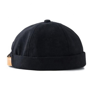 Fashion Adjustable Unisex Docker Sailor Biker Baseball <b>Cap</b> Casual <b>Brimless</b> Denim 100% Cotton Summer - Product Image 1