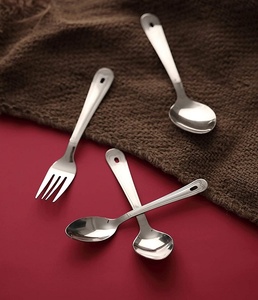 Best quality Stainless Steel Flatware Silverware Set with Pearled Edge at lowest price - Product Image 5