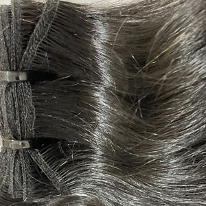 EXTENSIONES DE CABELLO HUMANO VIRGEN NATURAL SIN TRATAR TEMPLO REMY CABELLO CON CUTICULAS ALINEADAS SIN ENANDIDOS - Product Image 1