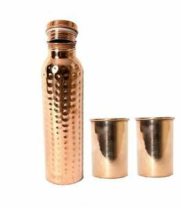Mejor calidad, mejor diseño, buen vendedor, botella de agua de cobre puro de 900 ml y fabricante de sorbedores DE LA India - Product Image 2