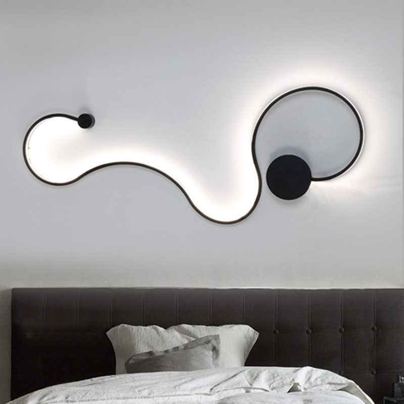 Nordic Style Decorative Living Room Bedroom Interior Snake Wall Light Creative Indoor Modern Led Wall Lamp · image 3