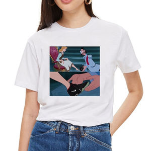 Camisetas con estampado de señora para mujer, camisetas de moda con estampado personalizado para mujer - Product Image 3