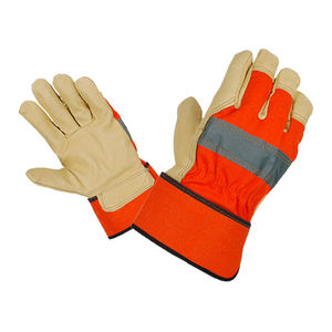 Premium Quality Pink Cowhide Leather Work <b>Gloves</b> Safety Gardening <b>Gloves</b> with Cow Hide Leather for Work - Product Image 1