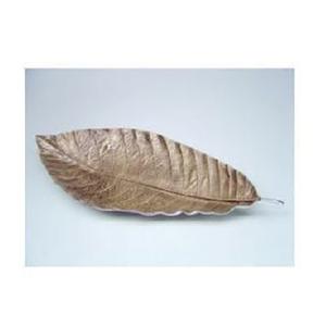 Juego de 3 Bandejas Decorativas de Metal con Diseño de Hojas, Bandeja Creativa en Forma de Hoja, Bandeja de Metal para Servir Frutas - Product Image 3