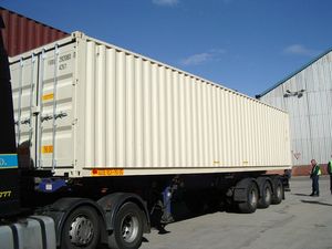 ตู้คอนเทนเนอร์แห้งขนาด 40 ฟุต ได้รับการรับรองมาตรฐาน ISO9001 ความจุ 36,000 กิโลกรัม - Product Image 3