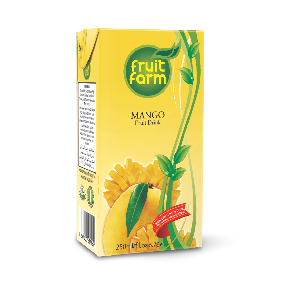 Фруктовая ферма тетра манго, фруктовый напиток с настоящей целлюлозой 24x250 мл