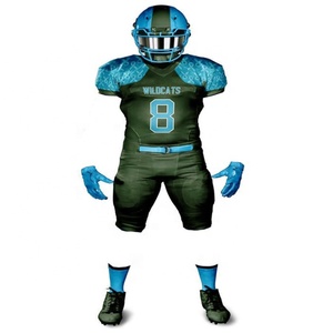 Collection d'uniformes de football américain Haute qualité, sublimation, logo brodé personnalisé, imprimé, maillots rembourrés courts grande taille - Product Image 2
