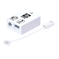 Filtre séparateur double port ADSL VDSL de marque personnalisée avec prise UK certifié CE