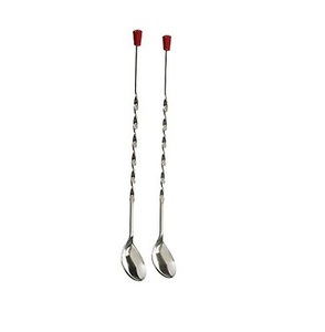 Acier inoxydable avec fourchette cuillère en acier pour bar et milkshake cuillère à mélanger et vente chaude - Product Image 4