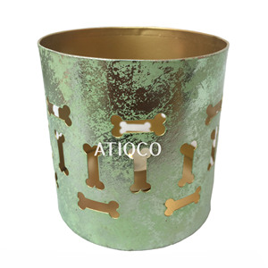 Classical Copper Indian Iron Votive Holder Beautiful Taper Design Home Festive Decoration Other Candle Jars & Lanterns - Product Image 3