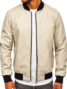 Chaqueta transpirable de talla grande para hombre, chaquetas de bombardero con estilo para hombre, chaqueta de bombardero de precio al por mayor para hombre - Product Image 4