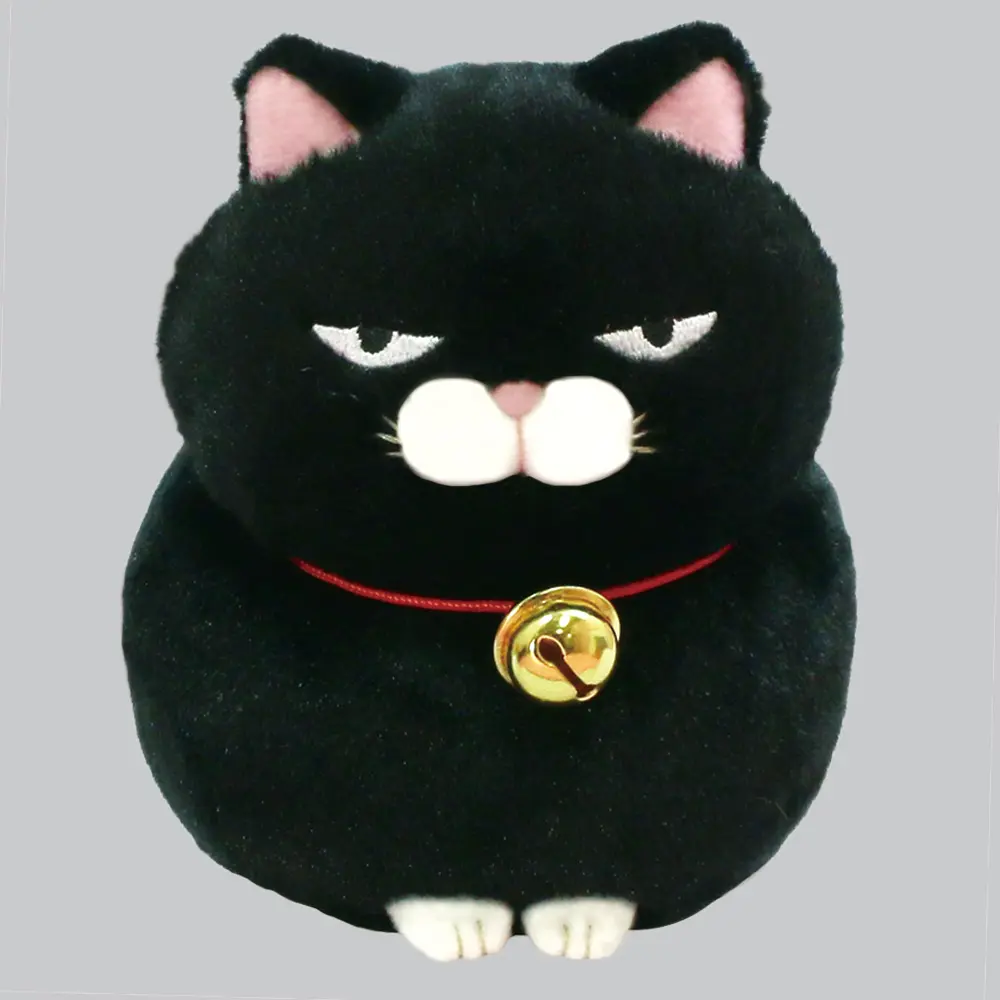 Ausgefallene und coole Katze "Higemanjyu" Nettes Tier Maneki-Neko Plüsch tier Klauen maschine Spielzeug Großhandel Maskottchen
