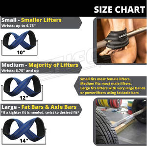 Heavy Duty Neopreno Antideslizante Transpirable Levantamiento de pesas Gimnasio Fitness Ejercicio Tirar Figura Ocho Correa - Product Image 5