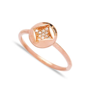 Geometric Shape Round Cut <b>Ring</b> Wholesale Handcrafted 925 Sterling Silver <b>Ring</b> Jewelry - Product Image 4