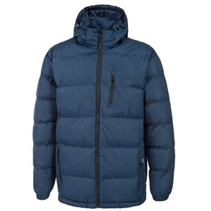 Veste d'hiver matelassée imperméable écologique chaude et élégante à capuche pour homme - Product Image 1