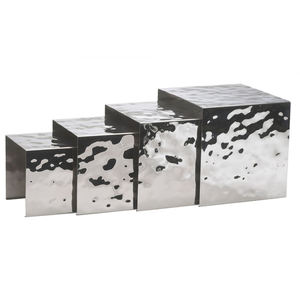 Ensemble de rehausseurs ronds en métal en acier inoxydable, 3 pièces - Product Image 6