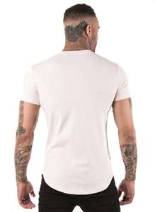 T-shirt Hip Hop à rayures à manches courtes pour hommes, pour l'été, la course à pied et le fitness, imprimé - Product Image 2