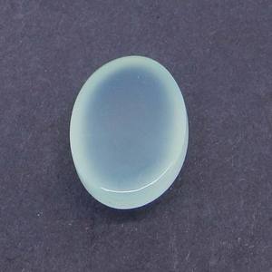 Piedra preciosa suelta de Calcedonia de agua Natural de alta calidad 18x13mm cabujón ovalado collar de cuentas de cristal azul certificado IGI tratado térmicamente - Product Image 5