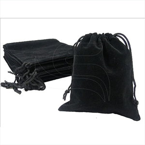 ถุงผ้ากำมะหยี่สีเทาแบบเชือกรูด2025เป็นมิตรต่อสิ่งแวดล้อม - Product Image 5