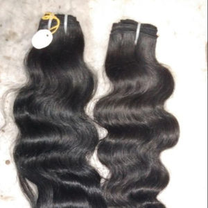 Ulefone — extension de cheveux humains indiens 12A, naturels, non traités, 100% ondulés, douce et soyeuse au toucher - Product Image 1